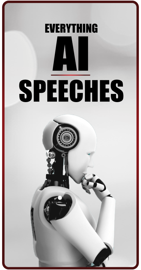 AI Artificial Intelligence Speeches