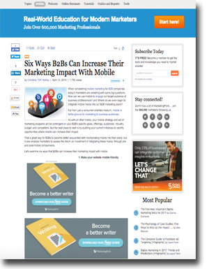 Six Ways B2Bs Can Increase Their Marketing Impact With Mobile